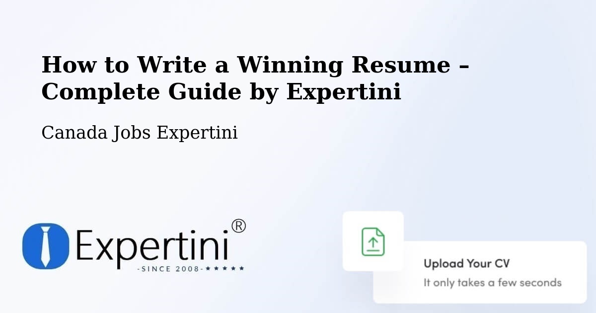 Resume Writing Guide for Job Seekers – Laurel - Laurel, Canada Jobs Expertini