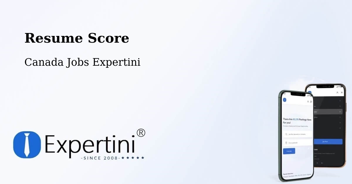 Resume Score & Job Description Match Tool – Laurel - Canada Jobs Expertini